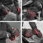 gants chauffants moto vetement chauffant electrique usb batterie froid hiver noir bleu gris rouge