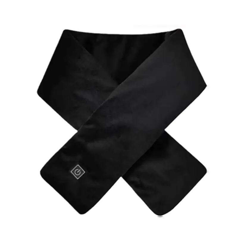 Écharpe chauffante noire à carreaux – Boutique N°1 de vêtement chauffant